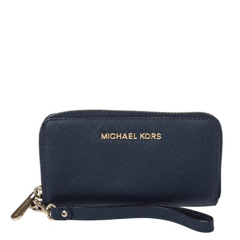 michael kors wallet blue michael kors store|Michael Kors wristlet outlet.